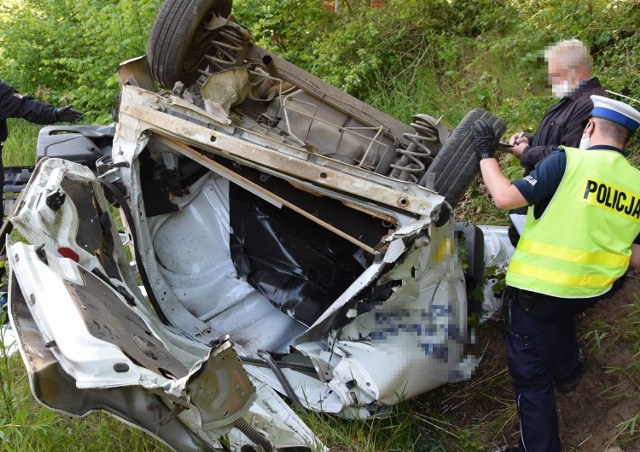 Na miejscu zdarzenia zginął 24-letni mieszkaniec powiatu wejherowskiego