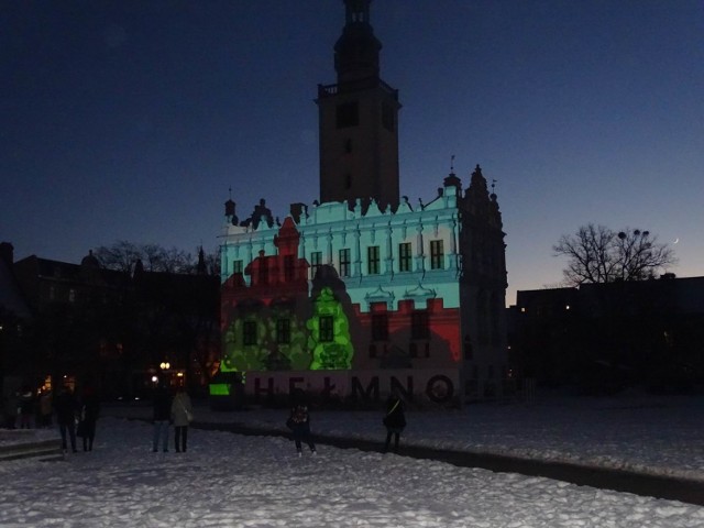 Mapping na chełmińskim ratuszu. Co jeszcze działo się na rynku? Zobaczcie