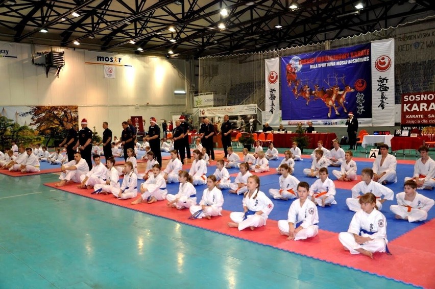 W organizowanych przez Sosnowiecki Klub Karate Turnieju...