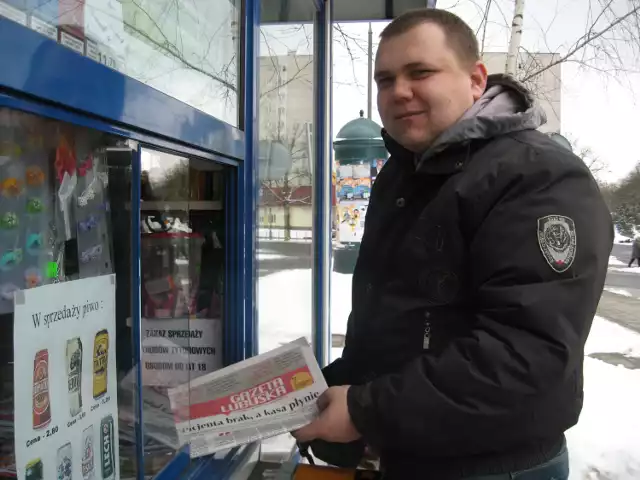 -&nbsp;W kioskach kupuję przeważnie papierosy i gazety - mówi pan Paweł, którego spotkaliśmy przy kiosku naprzeciwko Gorzowskiej Lecznicy Specjalistycznej.