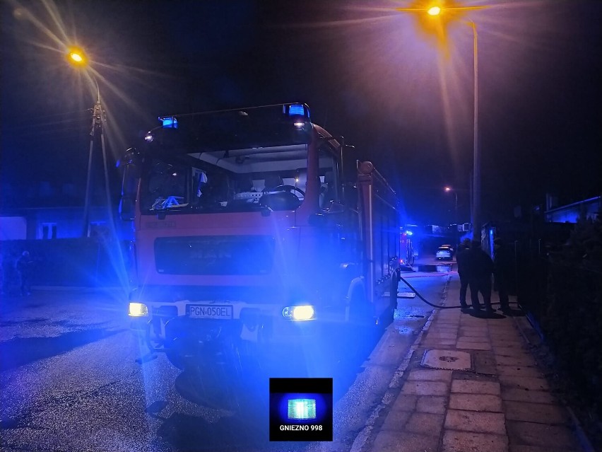 Pożar mieszkania na ulicy Armii Krajowej w Gnieźnie