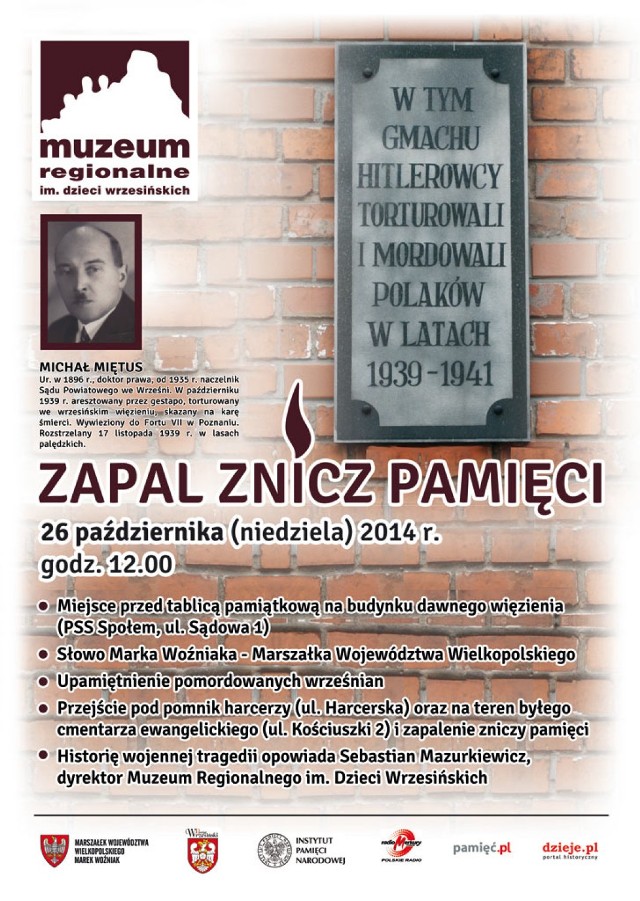 Września: Zapal znicz pamięci.