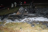 Wypadek awionetki koło Brzozowa. Pilot cięzko ranny