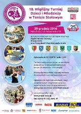 Zapisz się na Wigilijny Turniej Dzieci i Młodzieży w Tenisie Stołowym!