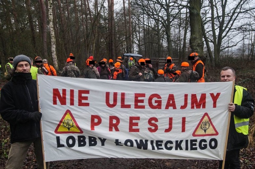 Wrocławski Ruch Antyłowiecki kontra myśliwi z Oleśnicy   