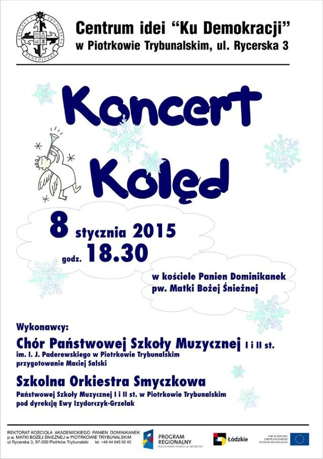 Koncert kolęd u Panien Dominikanek w Piotrkowie