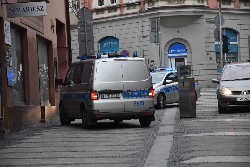 Akcja policji na Sobieskiego w Rybniku