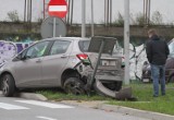 Zderzenie dwóch aut na kieleckim skrzyżowaniu