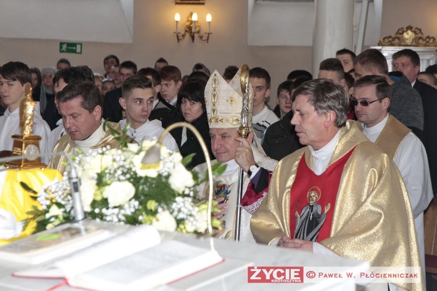 Pożegnanie relikwii św. Jana Pawła II w Krotoszynie