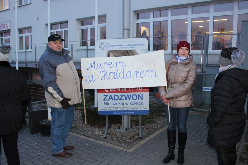 Protest „Murem za Haidarem”