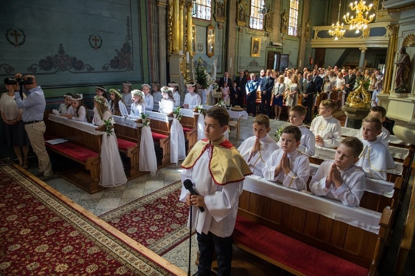 I komunia święta w podbocheńskich Krzyżanowicach