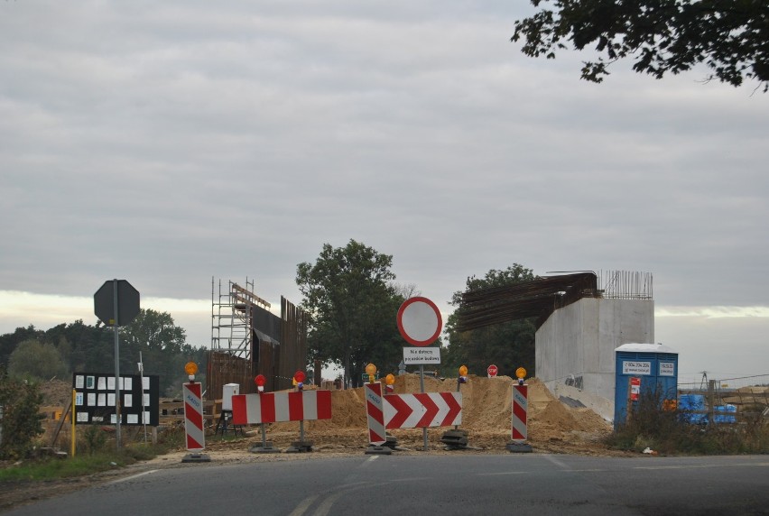 Budowa wiaduktu dla S5 w Kiełczewie. Zobaczcie ZDJĘCIA  