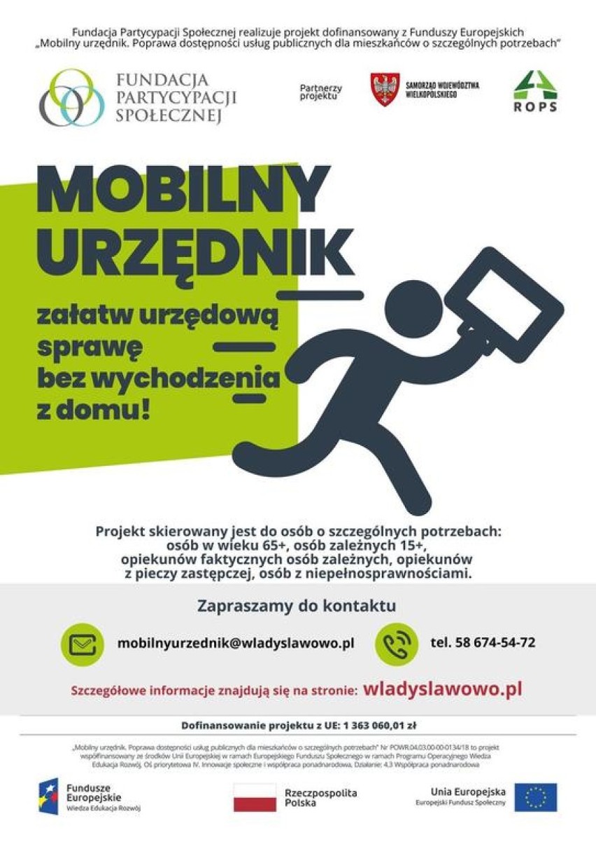 Mobilny Urzędnik we Władysławowie. Masz problem, by dotrzeć do Domu Rybaka? Zadzwoń po urzędnika, przyjedzie do domu