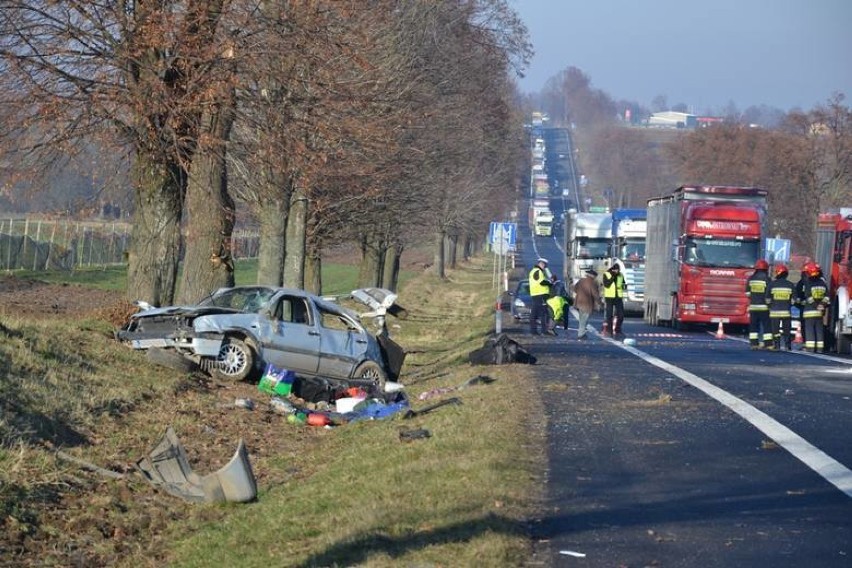 Wielki Dół. Śmiertelny wypadek na DK 7 [ZDJĘCIA]