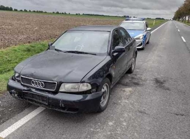 Namysłowska policja ścigała kierowcę audi.
