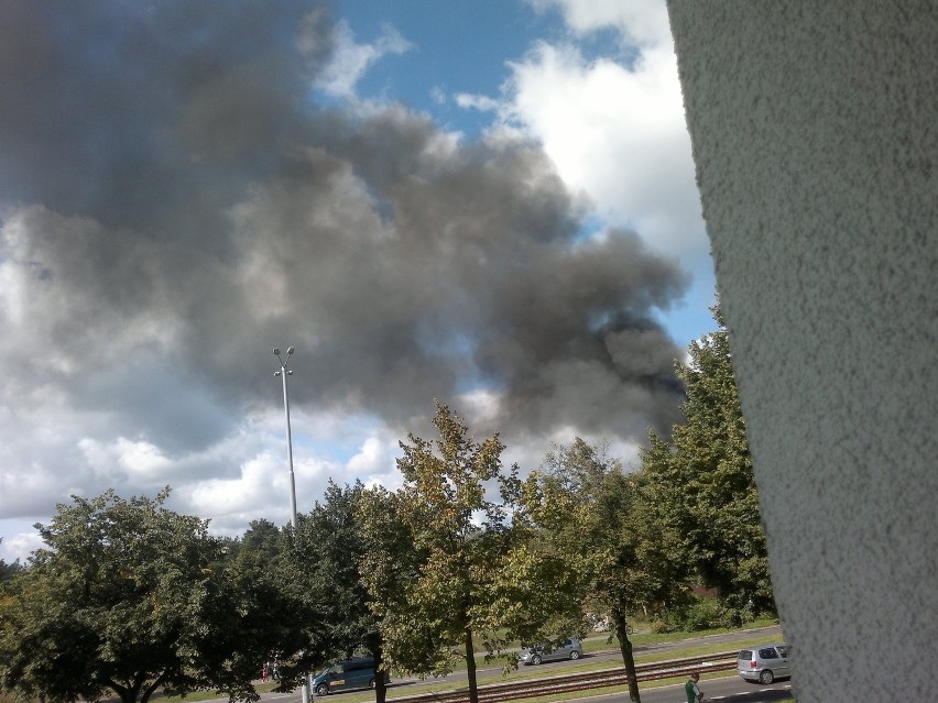 Gdańsk: Dwa pożary opuszczonego biurowca przy ul. Hallera w Brzeźnie ZDJĘCIA
