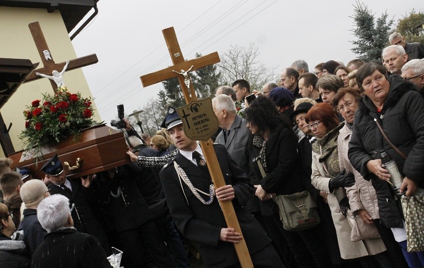 Pogrzeb Henryka Doeringa 24.10.2017 - cmentarz Białogóra
