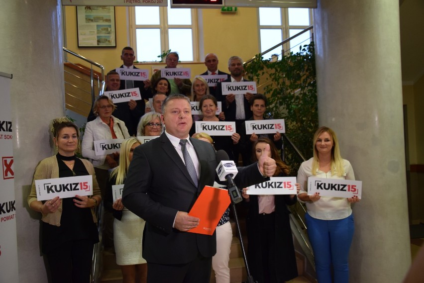 Sokółka. Kukiz'15 przedstawił swoich kandydatów do rady, o fotel burmistrza powalczy Marek Awdziej (zdjęcia)   