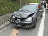 Wypadek w Tczewie. Zderzyło się pięć samochodów