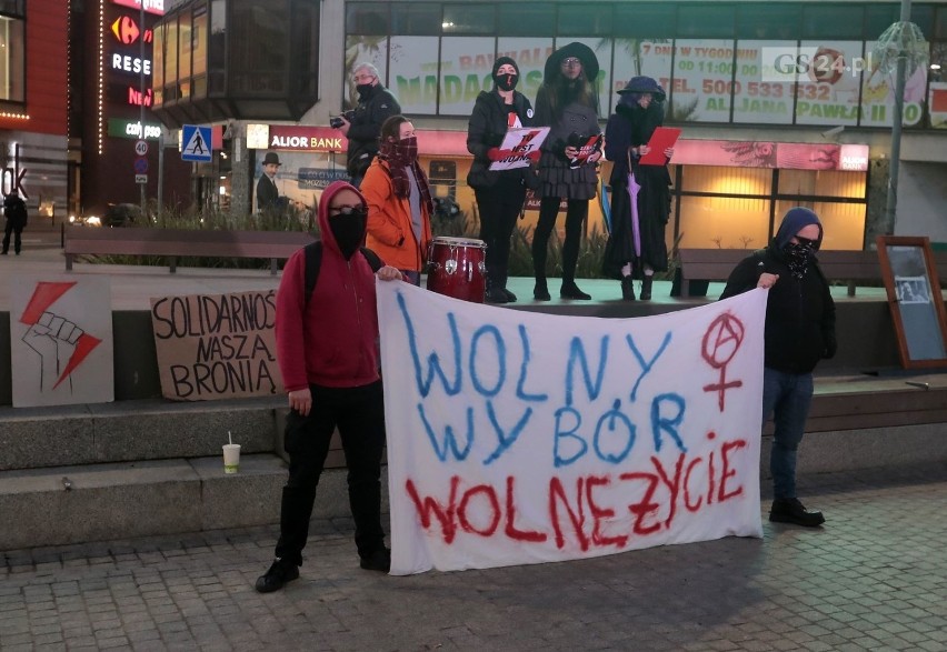 Strajk kobiet w Szczecinie 28.11.2020