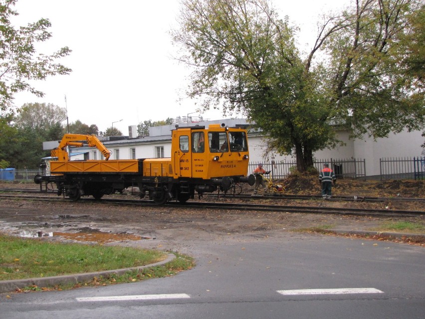 Remont torowiska na ul. Inżynierskiej.