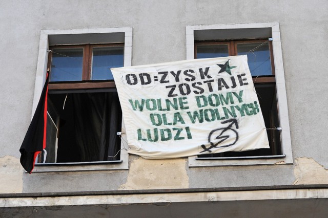 Skłot Odzysk - protest