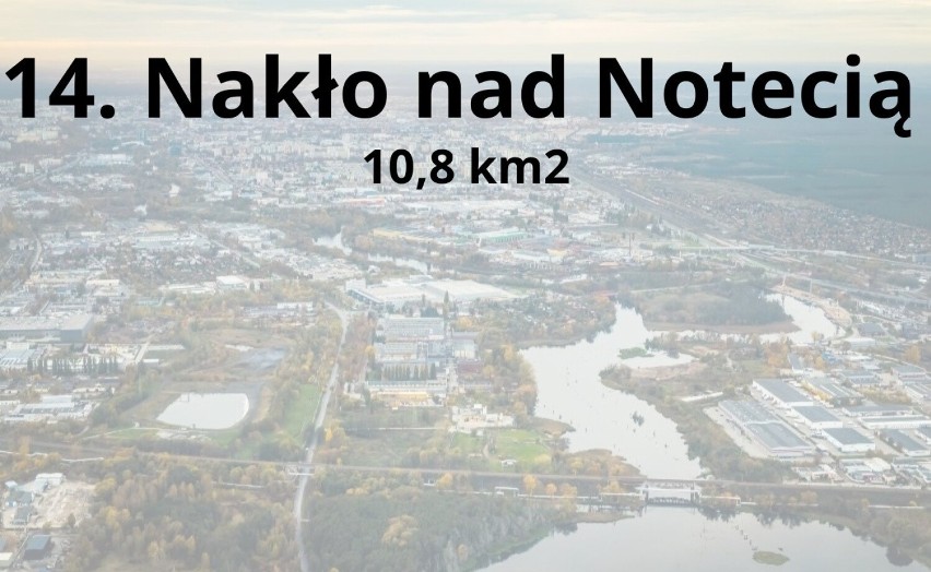 14. Nakło nad Notecią - 10,8 km2...