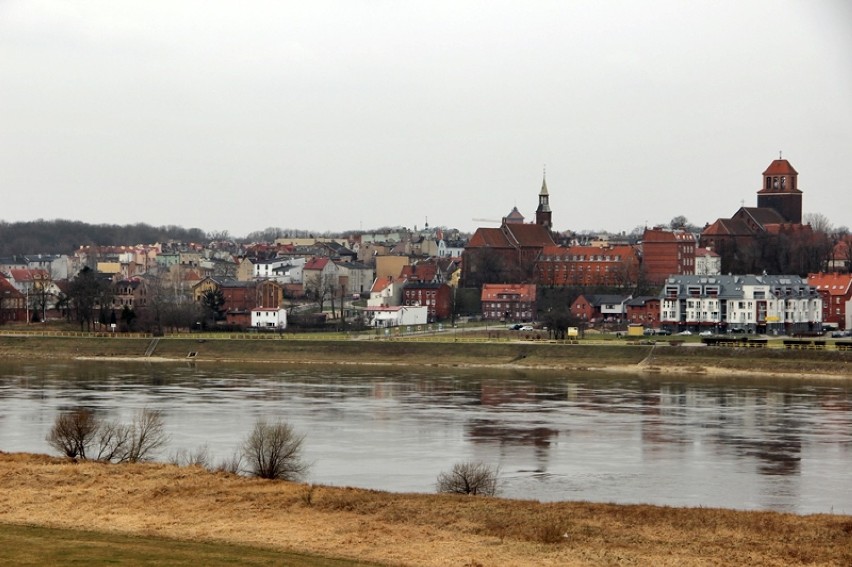 Panorama Tczewa - ten widok wita wszystkich podróżujących...