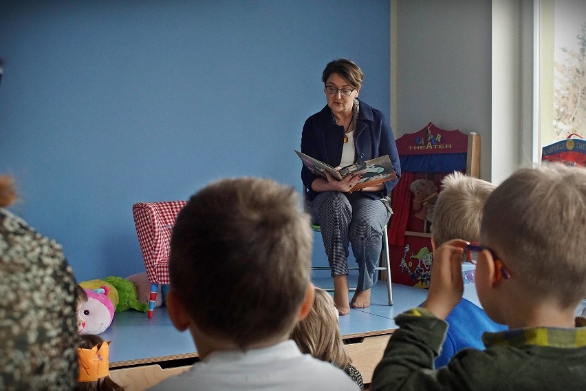 Joanna Jaśkowiak czytała dzieciom bajki