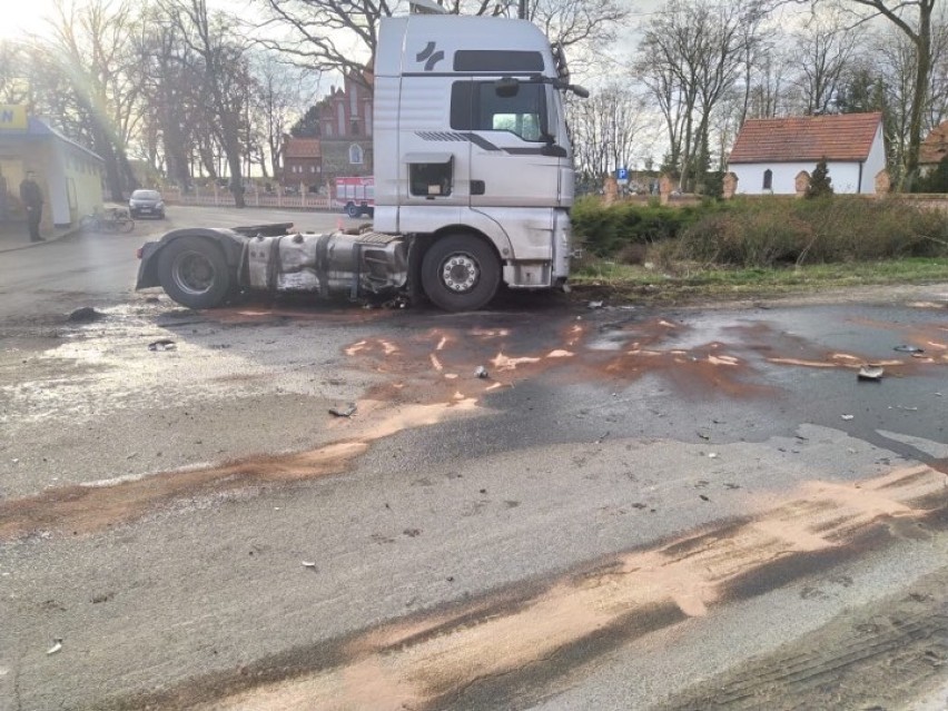 Chełmińscy strażacy prowadzą obecnie dwie akcje - w Trzebczu...