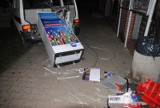 Kradzież bankomatu w Pabianicach. Złodzieje wyrwali maszynę z podłogi