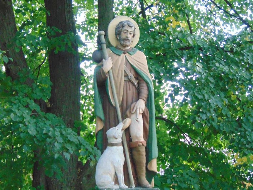 Spotkanie przy figurze świętego Rocha w Budzyniu
