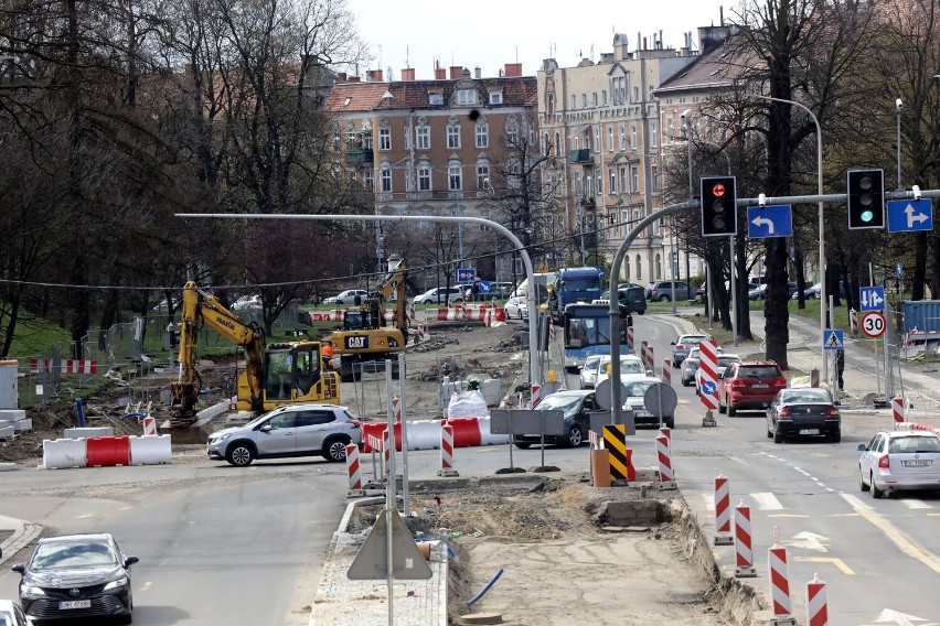 Przebudowa ulicy Pocztowej w Legnicy, zobaczcie aktualne zdjęcia