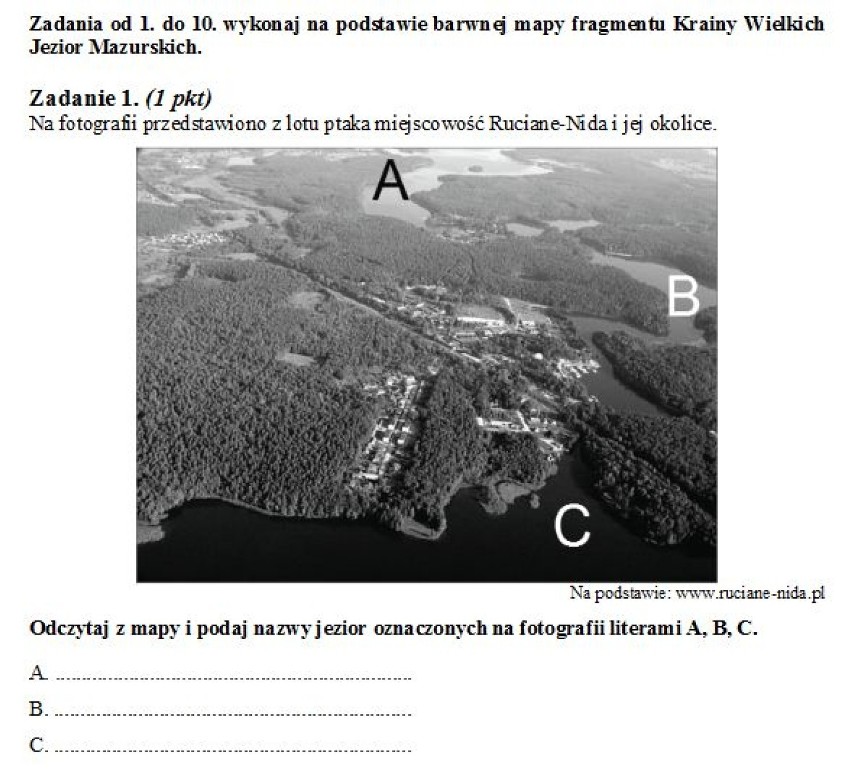 GEOGRAFIA - ARKUSZ - POZIOM PODSTAWOWY