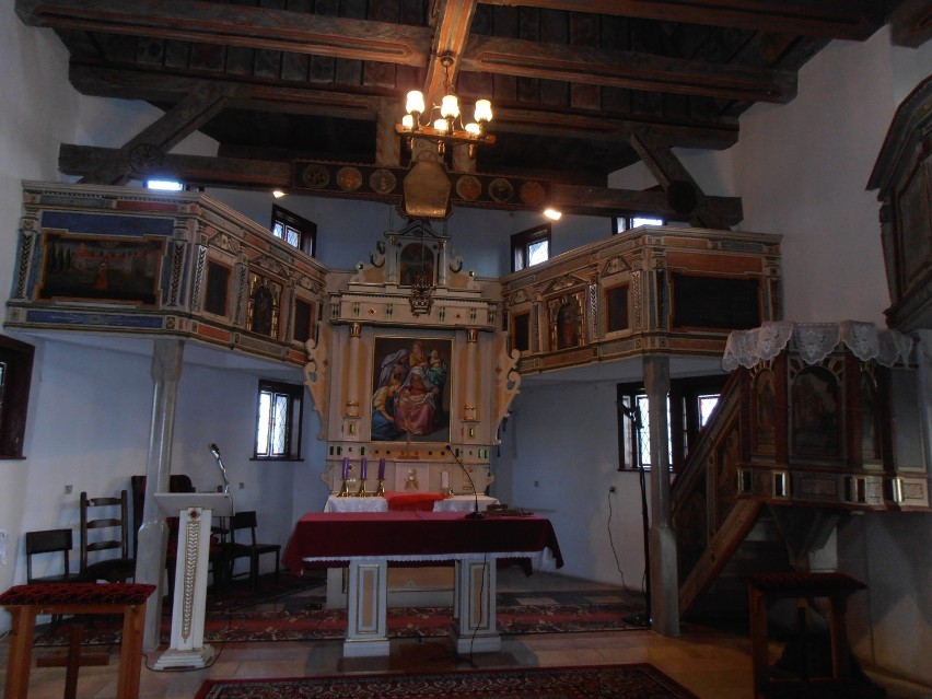 Region Kozła - kościół drewniany w Chlastawie [zdjęcia]