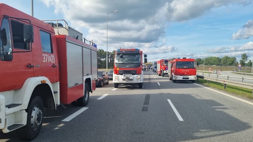 Ze względu na kolizję przez godziny trasa w okolicach...