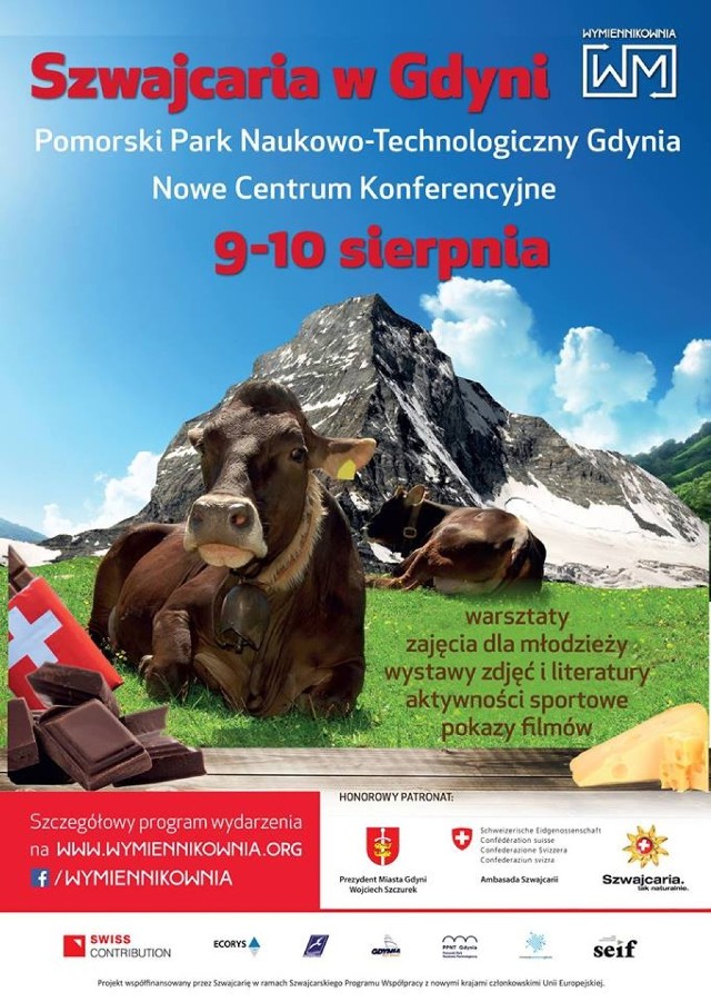 Szwajcaria w Gdyni 2014 - plakat