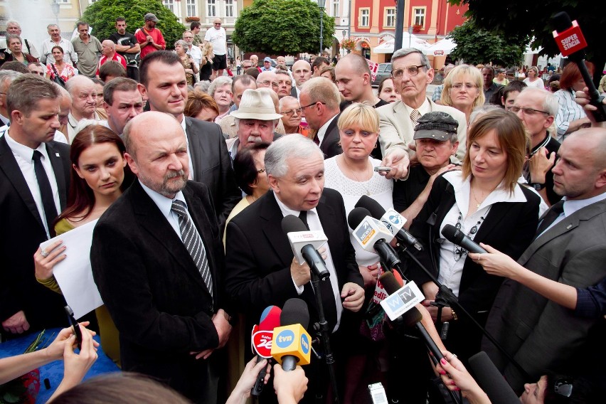 Jarosław Kaczyński w Wałbrzychu (ZDJĘCIA)