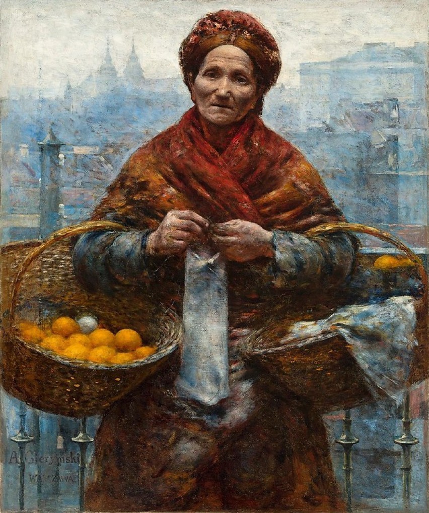 Gra miejska: znajdź "Pomarańczarkę" z obrazu Gierymskiego