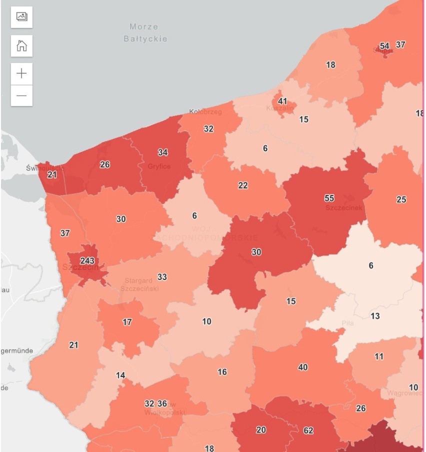 Koronawirus w woj. zachodniopomorskim - 30.03.2021.