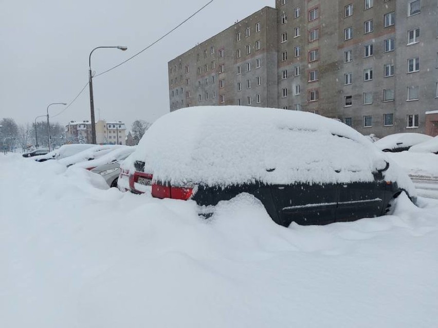Atak zimy w Białymstoku - 29.01.2021 r. Trudne warunki do...