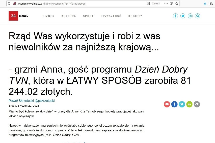 Prostytutka z Tarnobrzega zarobiła 80 tysięcy złotych na Platformie Zarobkowej? Uwaga, to kolejne oszustwo! (ZDJĘCIA)