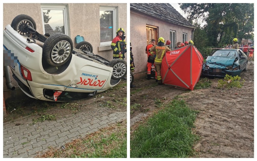 Wypadek na ulicy Parkowej we Wieńcu