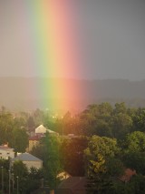 Tu jest koniec tęczy. Okolice ul. Krańcowej