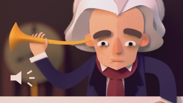 Google Doodle z okazji urodzin Beethovena