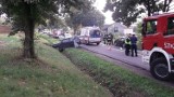 Wypadek pod Rawą droga nr 726 w stronę Chociwia [ZDJĘCIA]