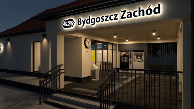 Z dworca Bydgoszcz Zachód w nowej odsłonie podróżni będą mogli skorzystać latem 2022 roku