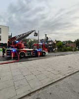 Pożar na ulicy Mackiewicza w Krakowie. Dom spłonął doszczętnie