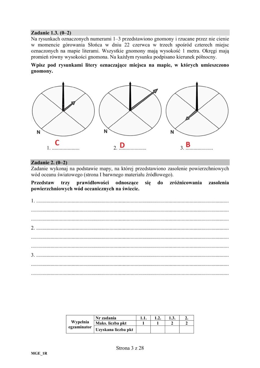 Mamy arkusze i dopowiedzi z matury z geografii!