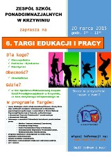 Targi Edukacji i Pracy w Krzywiniu [ZAPOWIEDŹ]